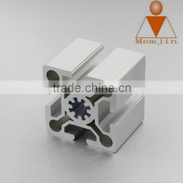 Shanghai factory price per kg !!! CNC aluminium profile T-slot P8 50x50w in large stock