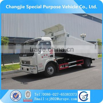 Dongfeng 4*2 garbage truck,rear unloading garbage dump truck for sale in India