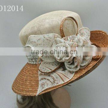 2014 Sinamay hat/Church hat/Wedding hat