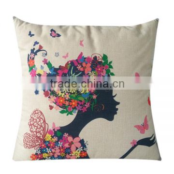 Printing Pretty Girl Cotton Changed Pillow Patchwork Quilts