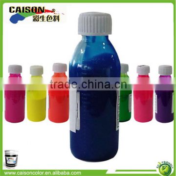 complete types fabric fluorescent pigment dispersion free sample