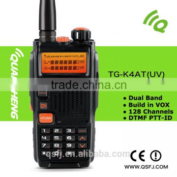 Protable handheld radio with LCD display dual band amateur radio TG-K4AT(UV)