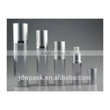 AS aluminium airless pump bottle cosmetic packaging