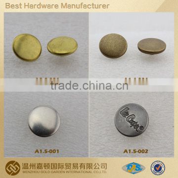 8mm metal press ansp button cover various designs