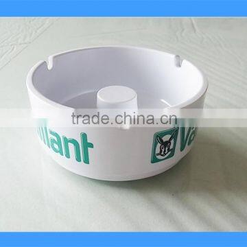 DCA00913 White color cheap price melamine ashtray, melamine cigarette ashtray, round ashtray