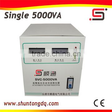 220v 5000 watts single phase automatic electrical generator servo voltage stabilizer