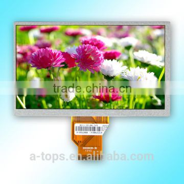 7 inch touch tft lcd ZW-T070QIH-CP with 1024*600,lvds interface