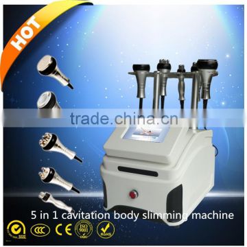 2mhz Supersonic Operation System And Vacuum Cavitation Portable Rf Skin Tightening Machine 5 In 1 Cavitation Machine