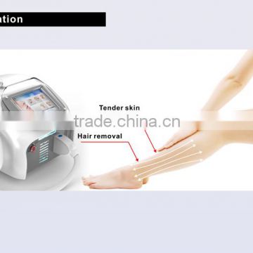 Portable diode laser 808nm hair removal without Cooling Chiller beauty device Promotion price on sale --DIDO-II