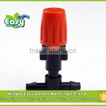 Micro sprinkler in orange color.micro Mister. Micro Irrigation sprinkler. Micro irrigation mister