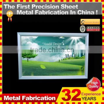 Professional OEM outdoor advertising aluminium frame light box for sale