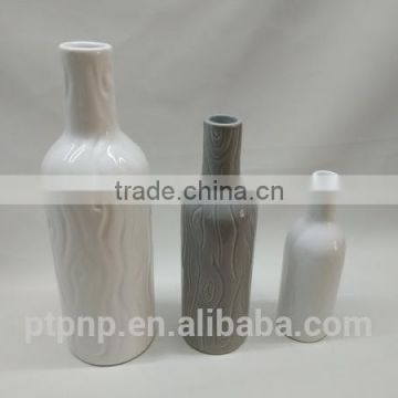 Best-selling Creative Ceramic White pottery vases for home decoratiion