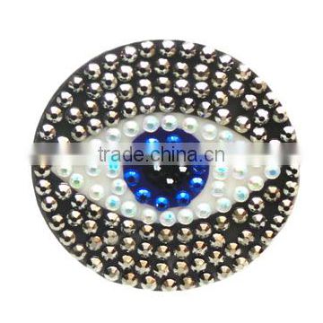 Acrylic/Rhinestone Glitter Printing Sticker Bling Self Adhesive Evil Eye Diamante Strass Sticker Design