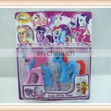 beautiful soft plastic rubber horse toy