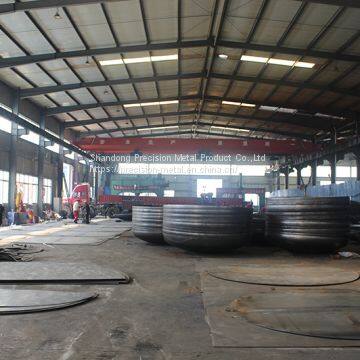 Hot Forged ASME Elliptical Flanged Dished heads for Oil Storage Tank