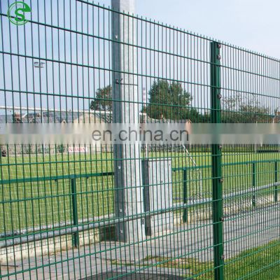 Industrial double fence wire high hardness galvanized iron powder coating double wire mesh fence