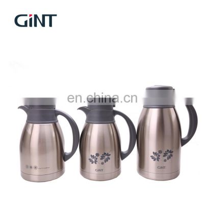 GiNT 1.9L Factory Direct Drinking Tea Coffee Water Vacuum Bottles Flasks Stainless Steel Coffee Pots with Handle