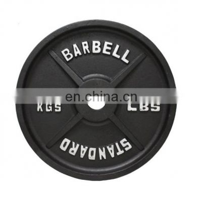 Weight Lifting Plate Gym Rubber Weight Plates Cast Iron Adjustable Barbell Dumbbell for Plate