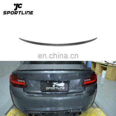 Carbon Fiber F22 Car Trunk Spoiler for BMW F87 M2 F22 220i 228i M235i M Sport Coupe 2-Door 14-17