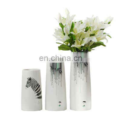 Modern minimalist ceramic vase decoration living room TV cabinet ornaments