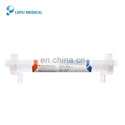 Factory Cheap China Disposable Blood Dialyzer Filter Flux High Efficient Hemodialyzerr With Sterilization Packaging