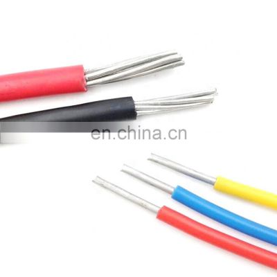 Kingyear High Quality 0.5mm 0.75mm 1mm 1.5mm 2mm 2.5mm 4mm 6mm PVC insulation aluminum cable building wire