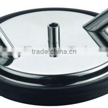 Staineless steel milking bucket lid with seal