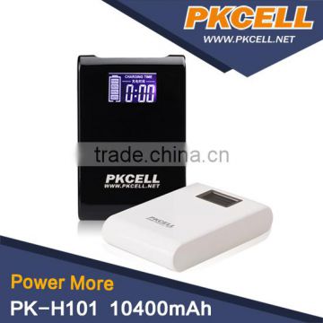 High capacity power bank,portable universal phone source bank with Dual USB and LCD digital display indicator