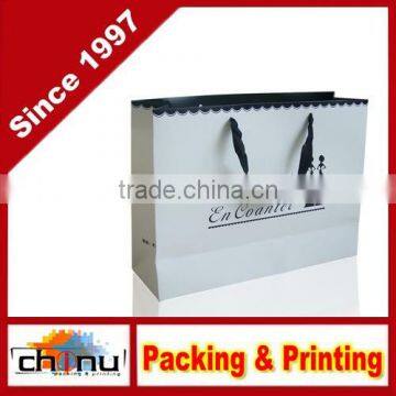 Art Paper White Paper, Paper Gift Shopping Promotion Bag (210043)