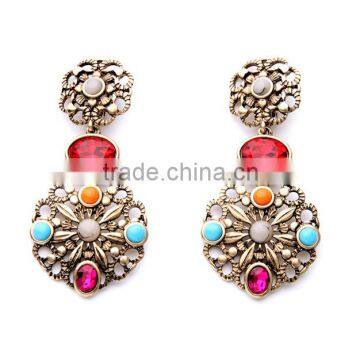 In stock 2016 Fashion Dangle Long Earring New Design Wholesale High quality Jewelry SKC1559