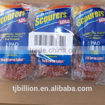 Factory selling copper coated scourer new inventions in china