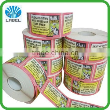 custom printing removable label roll,glossy laminated vinyl removable roll label