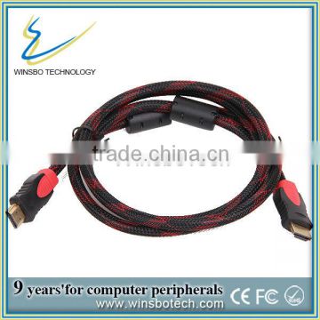 1.4 version HDMI nylon cable braid