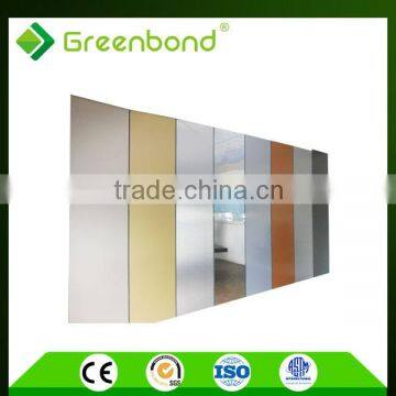 Greenbond high gloosy PE coating aluminum core acp panel