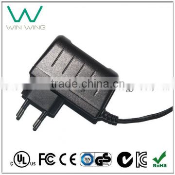 Switching Power Adapter 24 Volt 0.5 Amp Power Supply for Reading Lamp comply with UL FCC GS CE ROHS SAA C-TICK KC PSE