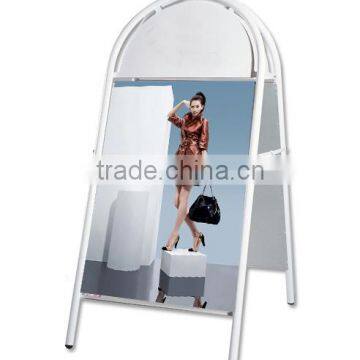 Various Sizes A1 Shape Poster Frame Iron Board Pavement Stand