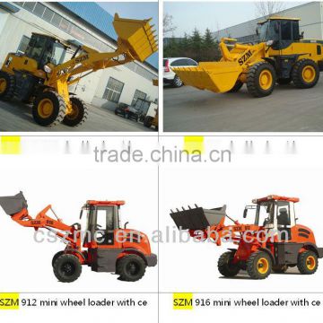 small garden tractor loader front end loader NEOL200 zl-18 with huafeng engine hydraulic joystick