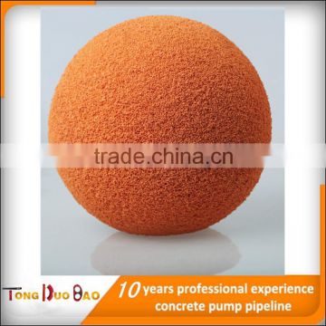 concrete pump tube rubber sponge cleaning ball