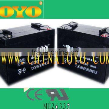 12V100AH lead acid battery