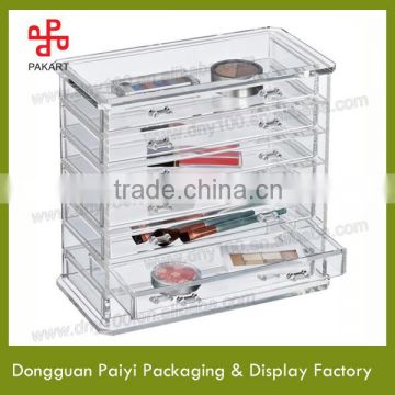 Wonderful practical acrylic stationary box with drawer