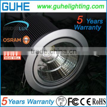 Taiwan MeanWell driver 85-277VAC ultra thin led downlight 7W with 5 years warranty