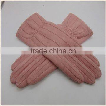 2016 Fashion Faux Suede Hand Gloves For Driving in Low Price