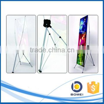 High quality aluminum x banner stand, 60*160cm x stand, x banner