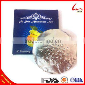 50 Pcs Per Box Round Shisha Foils With Holes