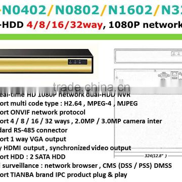IW-N0402 4CH 1080P Real Time Network Video Recorder