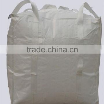 FIBC coated fabric with PE liner , big bag with two fully lifting belt ,jumbo bag with uv treated