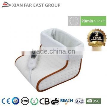 GS CE 100W 3 Heat steps New Style Comfortable Fleece Heated Foot Warmer