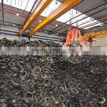 The Waste Tire Recycling Production Line with CE ISO SGS