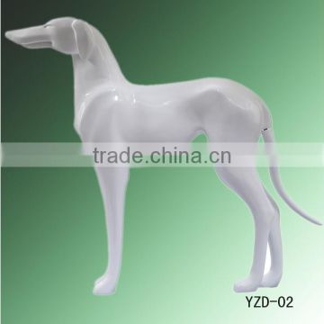 2015 new product fiberglass cheap dog mannequins model