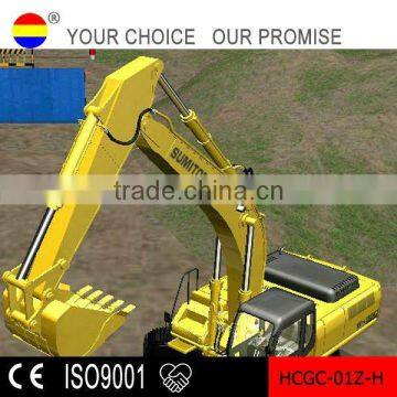 excavator training simulator with CE